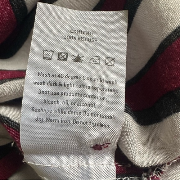 7 Diamonds Mens Striped Shirt Sz XL Preppy Bowling Classic Casual Hipster Comfy - Picture 7 of 10